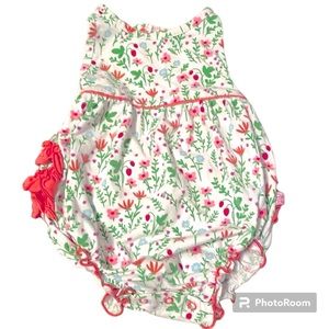 Ruffle Butts Floral Onesie